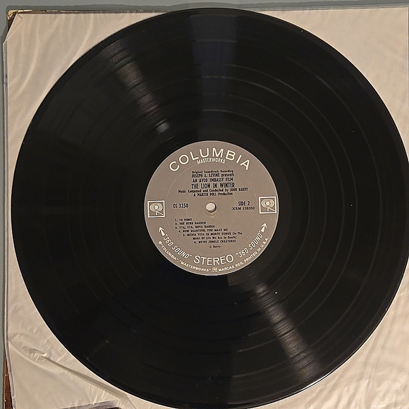 John Barry THE LION IN WINTER Original Soundtrack 1968 Columbia OS 3250 stereo - Picture 7 of 10
